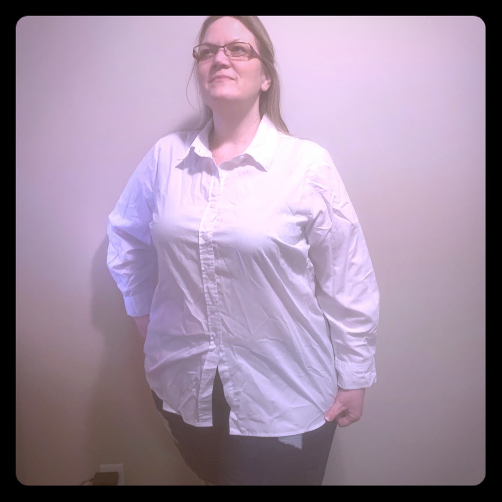 White button down shirt